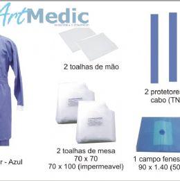 Kit Odontolgico Cirrgico Azul