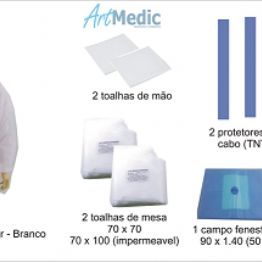 Kit Odontolgico Cirrgico Branco